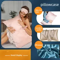 Coral Satin Silk Pillowcase Set thumbnail 5