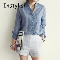 Korean Vintage Linen Blouse thumbnail 3