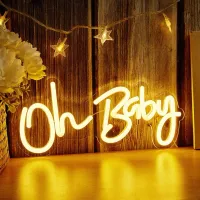 LED Neon 'Oh Baby' USB Sign thumbnail 4