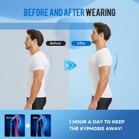 Adjustable Back Brace Posture Corrector thumbnail 4