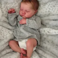NPK Levi Reborn Boy Doll 19in Silicone thumbnail 6