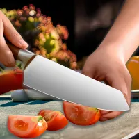 Japanese Kitchen Knife Set with Sheath thumbnail 5