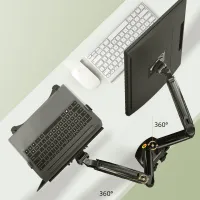 Dual Monitor & Laptop Gas Spring Mount thumbnail 3