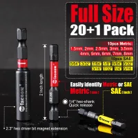 21Pc S2 Hex Bit Set with Magnetic Tips thumbnail 2