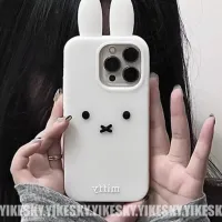 Cute Miffy Silicone All-Wrap Phone Case thumbnail 1