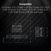 Sprite Extruder Gear Upgrade Kit thumbnail 2