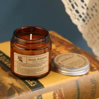 Brown Glass Aromatherapy Candle thumbnail 4