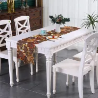 Autumn Maple Leaf Embroidered Table Runner Set thumbnail 4