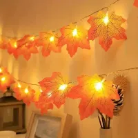 Maple Leaf LED String Lights thumbnail 3