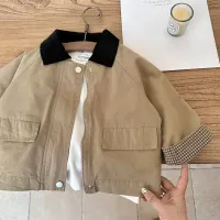 Kids Korean Baggy Windbreaker Jacket thumbnail 2
