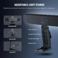 NEEWER 6W Bi-Color Monitor Light Bar Lamp thumbnail 6