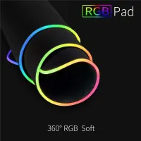 RGB Gaming Mouse Pad - Large LED Desk Mat thumbnail 4