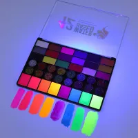 42 Color Neon Face & Body Paint Set thumbnail 3