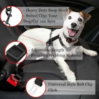 Car Seat Belt Dog Leash thumbnail 4