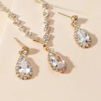Feng Shui Drop Necklace & Earrings Two Piece Set thumbnail 4