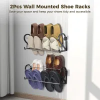 Wall Mounted Shoe Racks (2-Pack) thumbnail 3