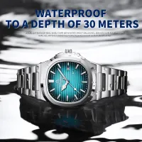 Luxury Square Military Men's Watch thumbnail 4