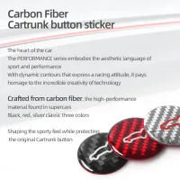 Carbon Fiber Trunk Switch Trim for Tesla thumbnail 3