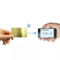 Hybrid Metal/PVC NFC Digital Business Card thumbnail 1