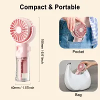 Mini Handheld Humidifier Fan USB thumbnail 5