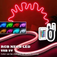 RGB LED Neon Rope Lights with Remote thumbnail 1