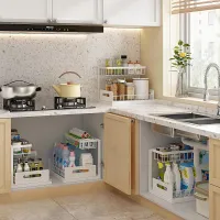 2-Tier Under Sink Pull-Out Organizer thumbnail 5