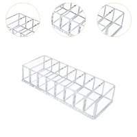 Clear Acrylic 8-Compartment Vanity Organizer thumbnail 5