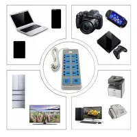 ABAN 8-Outlet Surge Protector Power Strip with 4 USB Ports thumbnail 4