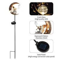 Solar Iron LED Garden Lights thumbnail 4