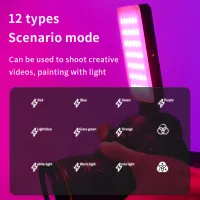 RGB Portable LED Video Light Panel thumbnail 2