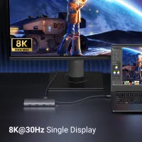 UGREEN 10-in-1 Dual HDMI USB C Hub thumbnail 5