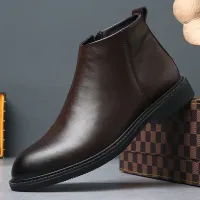 Men's Leather Chelsea Boots thumbnail 2