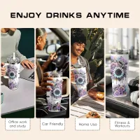 She Overcame 40oz Vacuum Tumbler thumbnail 3