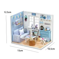 DIY Miniature Dollhouse 3D Puzzle Kit thumbnail 6