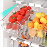 Clear Stackable Fridge Organizer Bins thumbnail 2