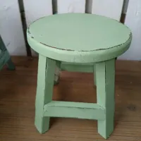 Rustic Wood Plant Stand thumbnail 3