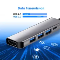 5-in-1 USB-C Hub with 85W PD Charging thumbnail 2