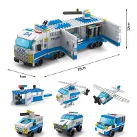 6-in-1 City Vehicle Building Blocks Set thumbnail 5