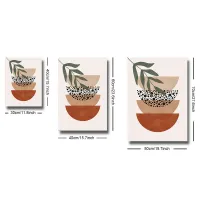 Terracotta Boho Wall Art Set of 3 thumbnail 5