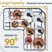2-Pack Corner Shower Caddy thumbnail 3