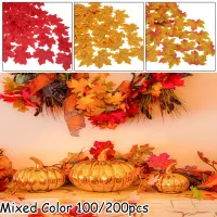 Artificial Silk Maple Leaf Garland Vine thumbnail 5