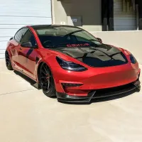 Tesla Model 3/Y Front Bumper Lip Spoiler thumbnail 6