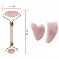 Rose Quartz Gua Sha Facial Set thumbnail 3