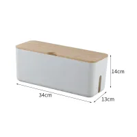 Bamboo Cable Storage Box thumbnail 4