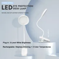 USB LED Clip On Desk Lamp with Gooseneck thumbnail 3