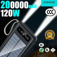 ROMOSS 200000mAh Solar Wireless Power Bank thumbnail 1