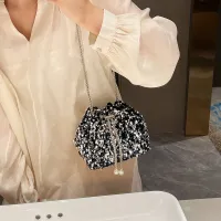 Sequin Korean Bucket Crossbody Bag thumbnail 4