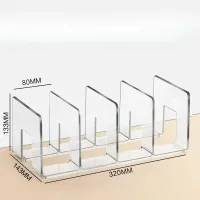 4-Section Clear Purse Organizer Stand thumbnail 6