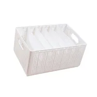 Foldable Fabric Storage Bin with Dividers thumbnail 4
