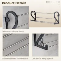 Wall Mounted Shoe Racks (2-Pack) thumbnail 5